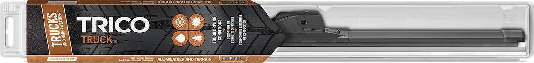 58-160 – TRICO Windshield Wiper Blade, 16 Inch Length Single Blade With Spoiler Black Beam Type Steel Frame Synthetic...